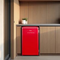 Frigobar Retrô Vermelho 93L Inverter Bivolt Midea - 9