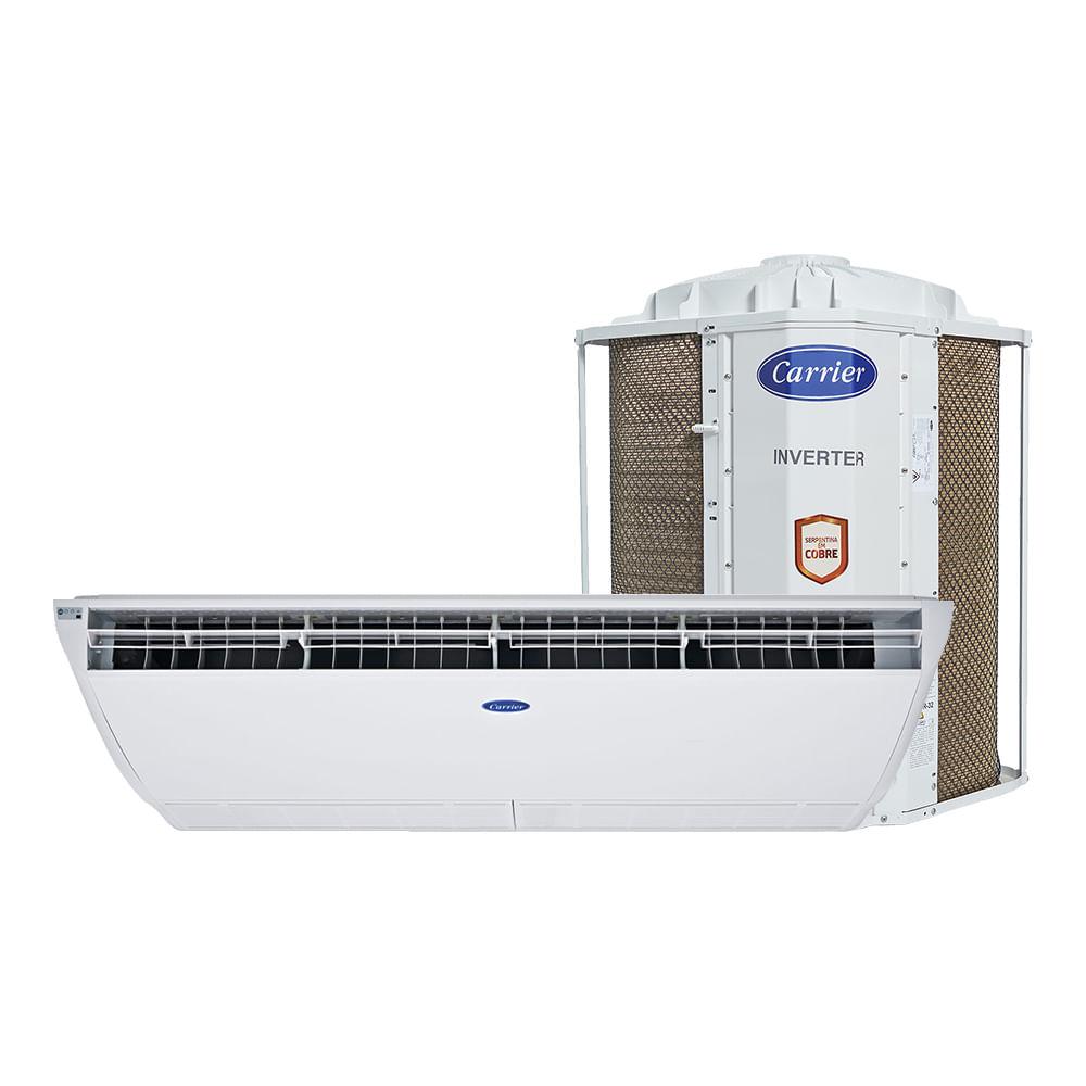 Ar Condicionado Split Teto 48000 BTUs Inverter Xpower Frio Carrier - 1