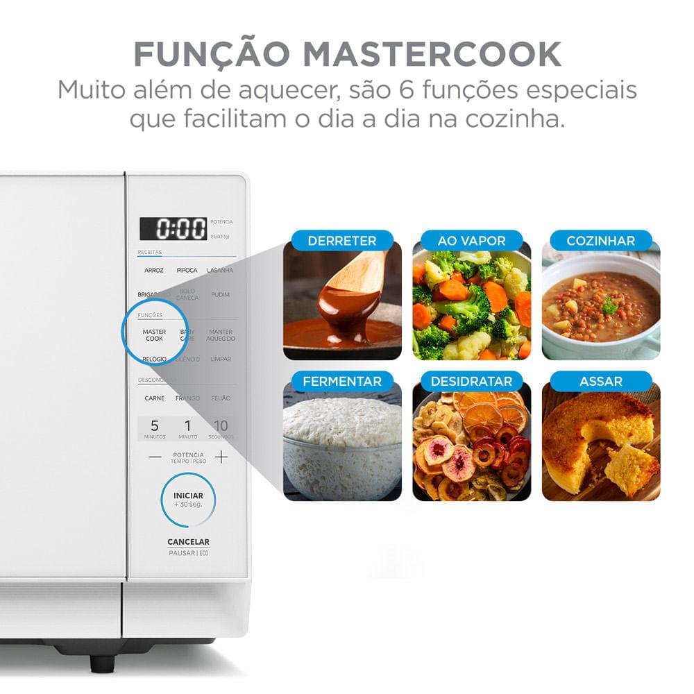 Micro-Ondas 27L Branco MasterCook Midea - 6