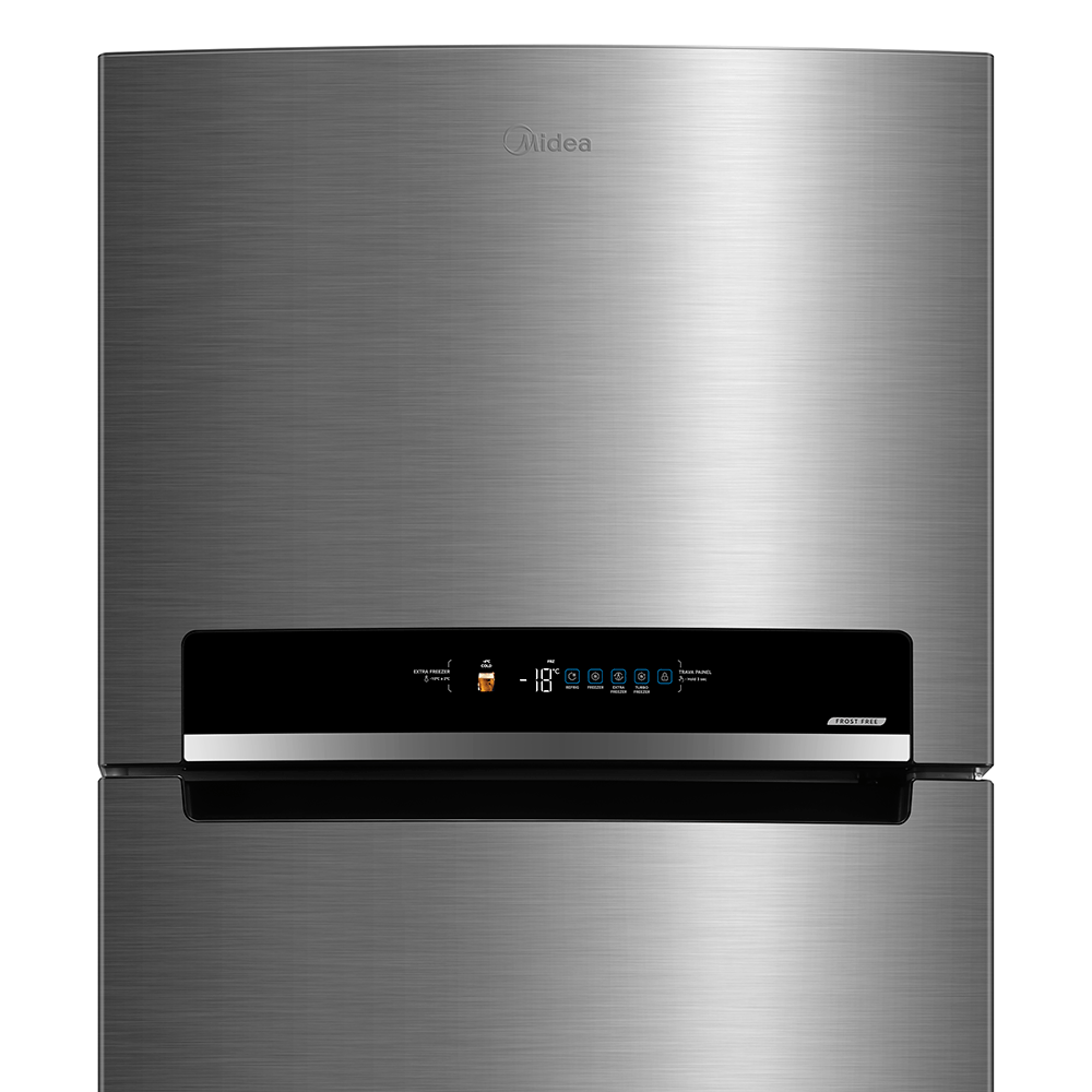 Geladeira Frost Free Duplex 491L Inverter Cor Inox Midea - 3