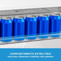Geladeira Frost Free Duplex 473L Inverter Cor Inox Midea - 7