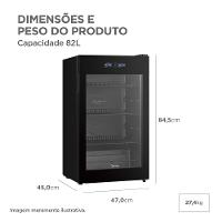 Cervejeira Frost Free 82L Smart 3 em 1 Inverter Bivolt Midea - 3