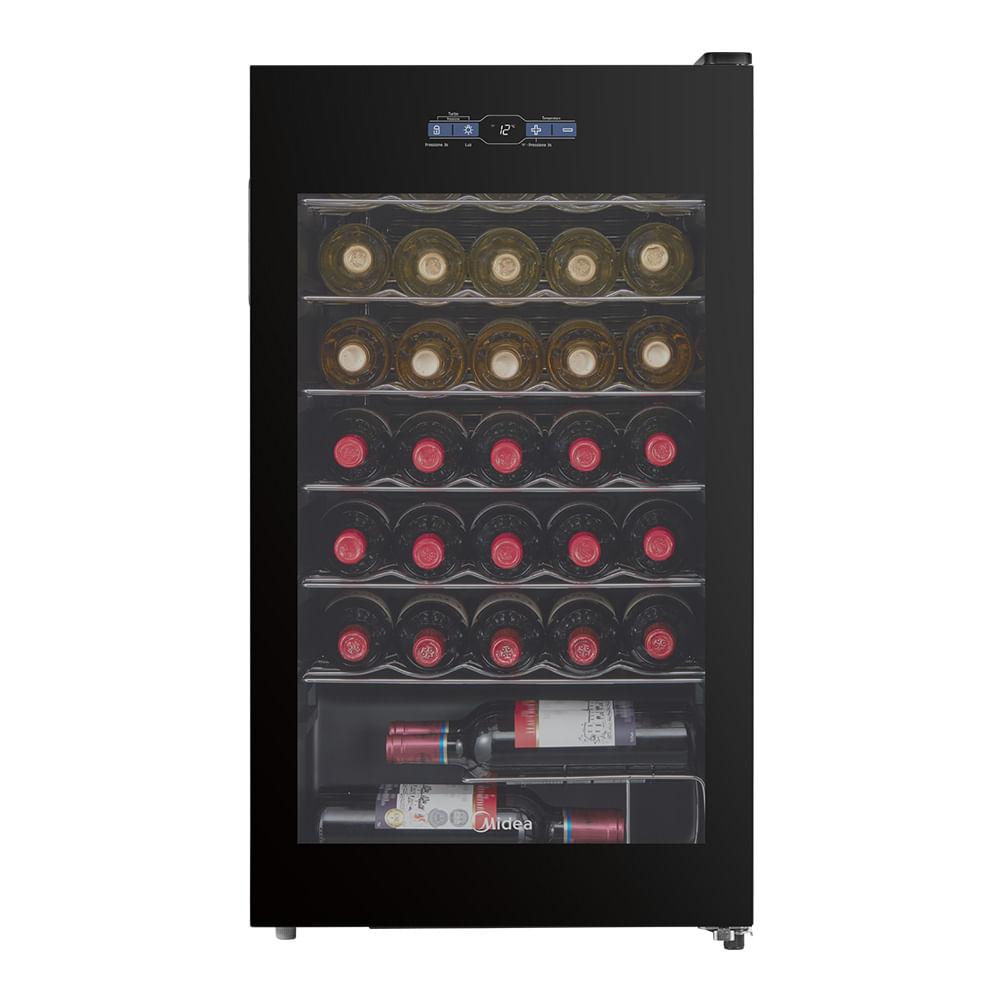 Adega de Vinho Climatizada 34 Garrafas Inverter Bivolt Midea - 1