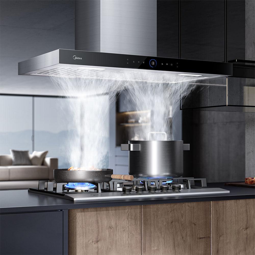 Coifa de Ilha 90cm Smart Pro Touch Midea - 4