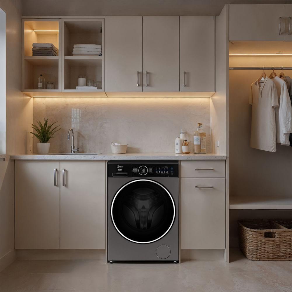 Lava e Seca 11kg Titanium Slim Storm Wash Conectada Midea - 1