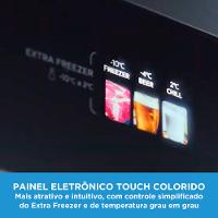 Geladeira Frost Free Duplex 491L Inverter Preta Midea - 3