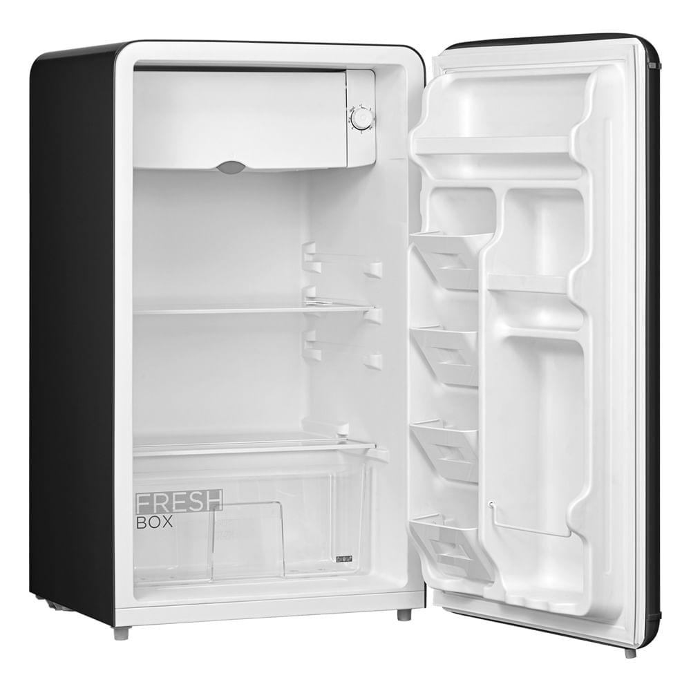 Frigobar Retrô Preto 93L Inverter Bivolt Midea - 5