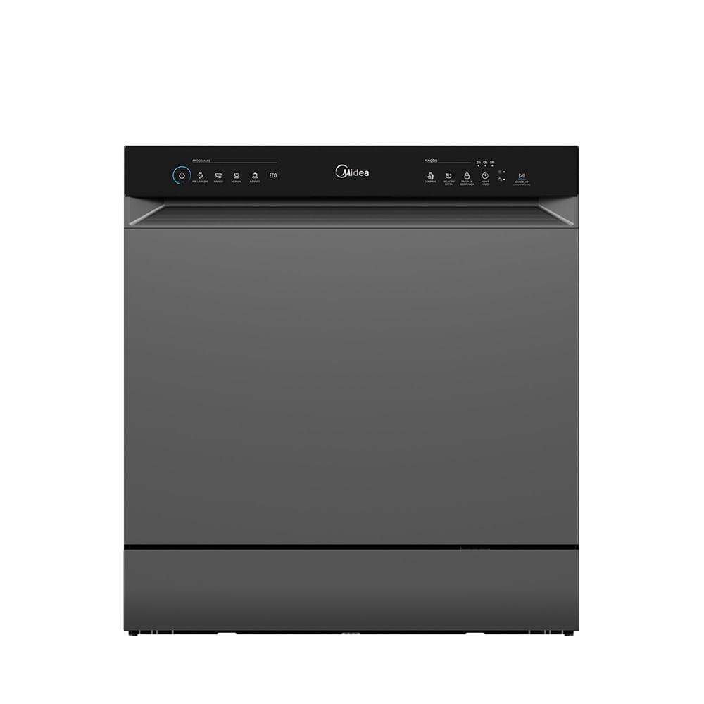 Lava Louças 8 Serviços Cinza Touch Plus Midea - 1