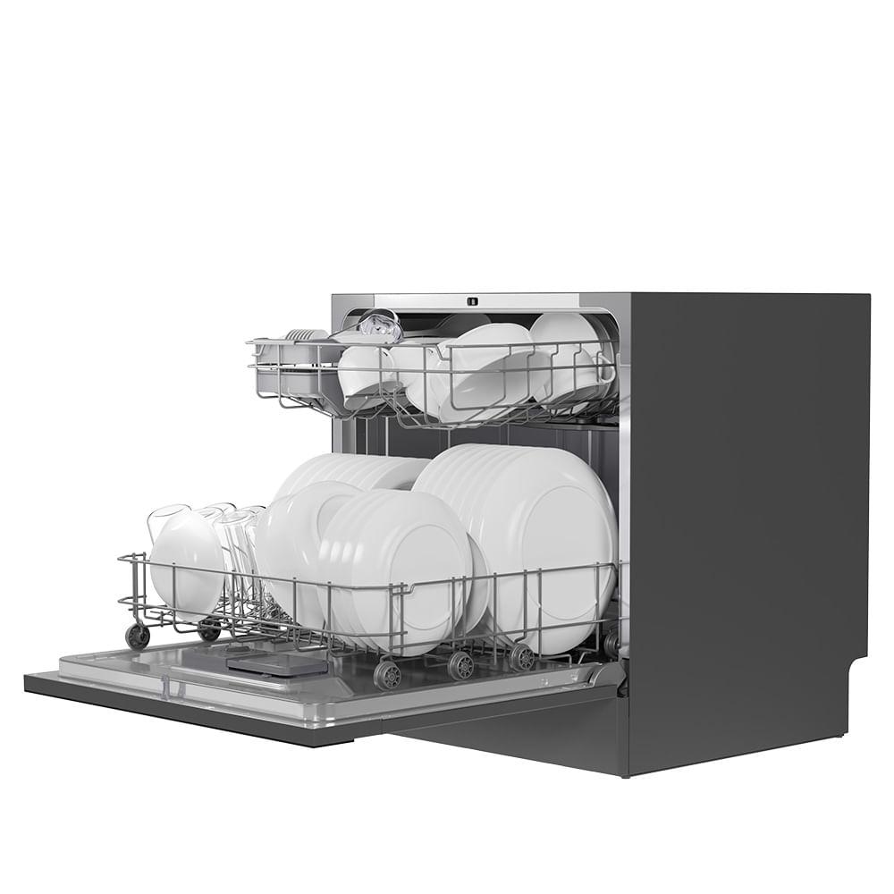 Lava Louças 8 Serviços Cinza Touch Plus Midea - 5