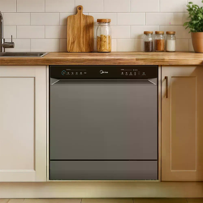 Lava Louças 8 Serviços Cinza Touch Plus Midea