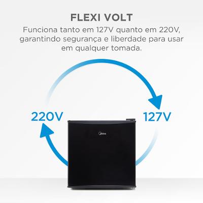 Frigobar 45 Litros Preto Inverter Bivolt