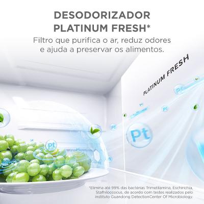 Geladeira Frost Free Multidoor 672L Inverter cor Inox Midea