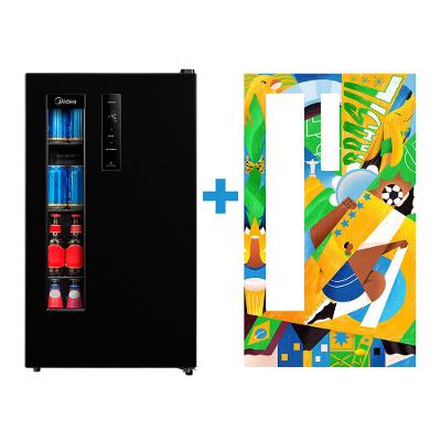 Kit Cervejeira Preta Frost Free 82 Litros + Ímã Personalizado Midea