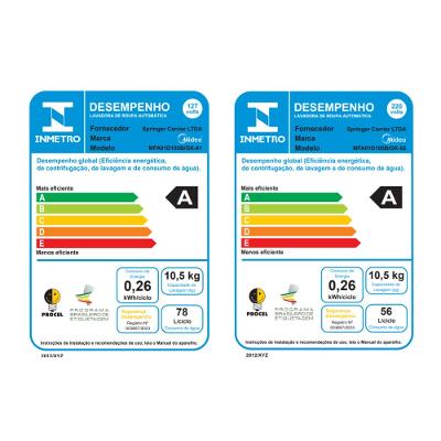 Lava e Seca 10,5kg Titanium Inverter Ciclo Pet Midea