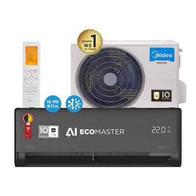 Ar Condicionado Split 18.000 BTUs Inverter AI Ecomaster Preto Grafite Q/F Midea