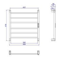Toalheiro Térmico 127v Deca You Cromado 2044.c110d.aqc - 2