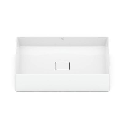 Cuba De Apoio S Mesa 51x36cm Roca T6 Terra Branco A32787z000