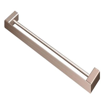 Porta Toalha Duplo Bastao Docol Flat Cobre Escovado 01013769