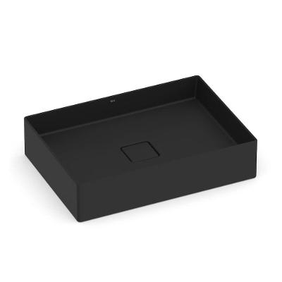 Cuba De Apoio 51x36cm Roca T6 Terra Matte Black A32787z080