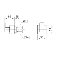 Acabamento Para Registro Dax Base Deca Havel Gold Dax-4916-hv-gd - 4