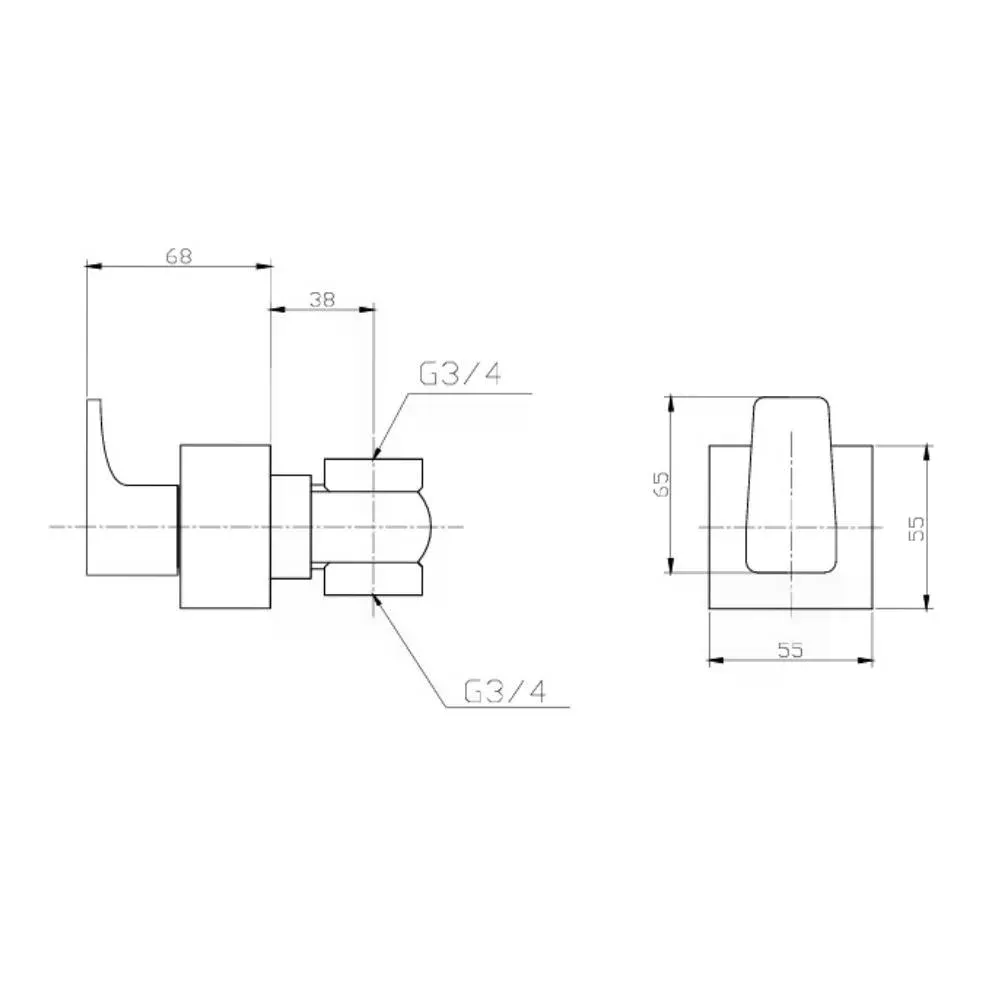 Acabamento Para Registro Dax Iguacu Cromado Dax-4916-ig-cr - 4