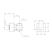 Acabamento Para Registro Dax Iguacu Cromado Dax-4916-ig-cr - 4
