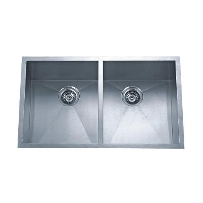 Cuba Inox Dupla 74x51cm Dax Baikal Com Valvula Dax-0014-bk-st