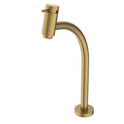 Torneira Lavatorio B Alta Celite Basic Gold Matte B5055c7r1b
