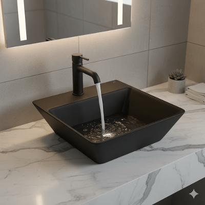 Cuba De Apoio Deca Quadrada C/Mesa 420 mm Ebano L.270.94