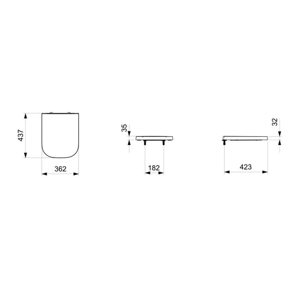 Assento Orig. Celite Polipropileno Elite Preto 9749880020300 - 2