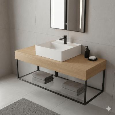 Cuba De Apoio Roca C/Mesa P/Metal Terra T8 Branco A32787w620