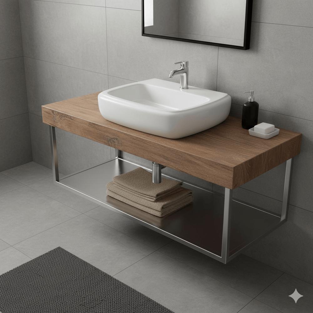 Cuba De Apoio Celite 450x370 C/Mesa Fit Branca 1660730013300 - 2