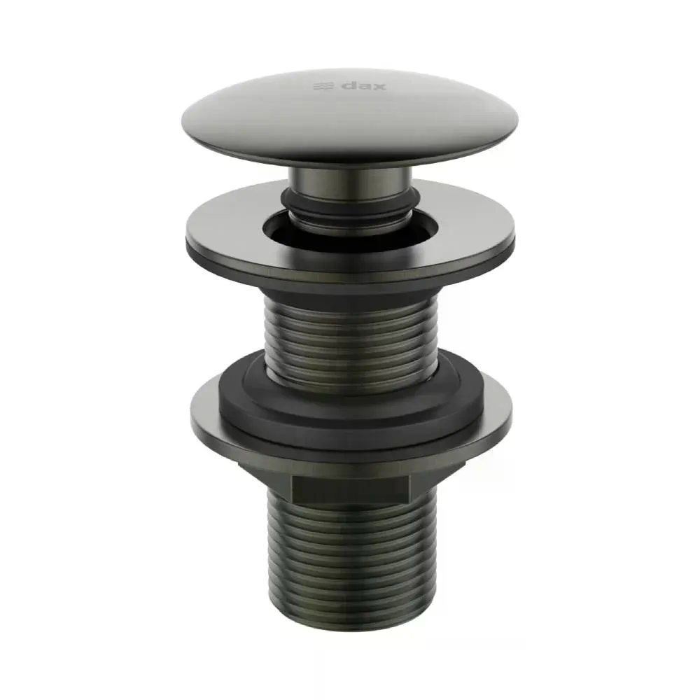 Válvula Dax Click P/Lavatório C/Tampa Redonda Cinza Dax-1013-gr - 1