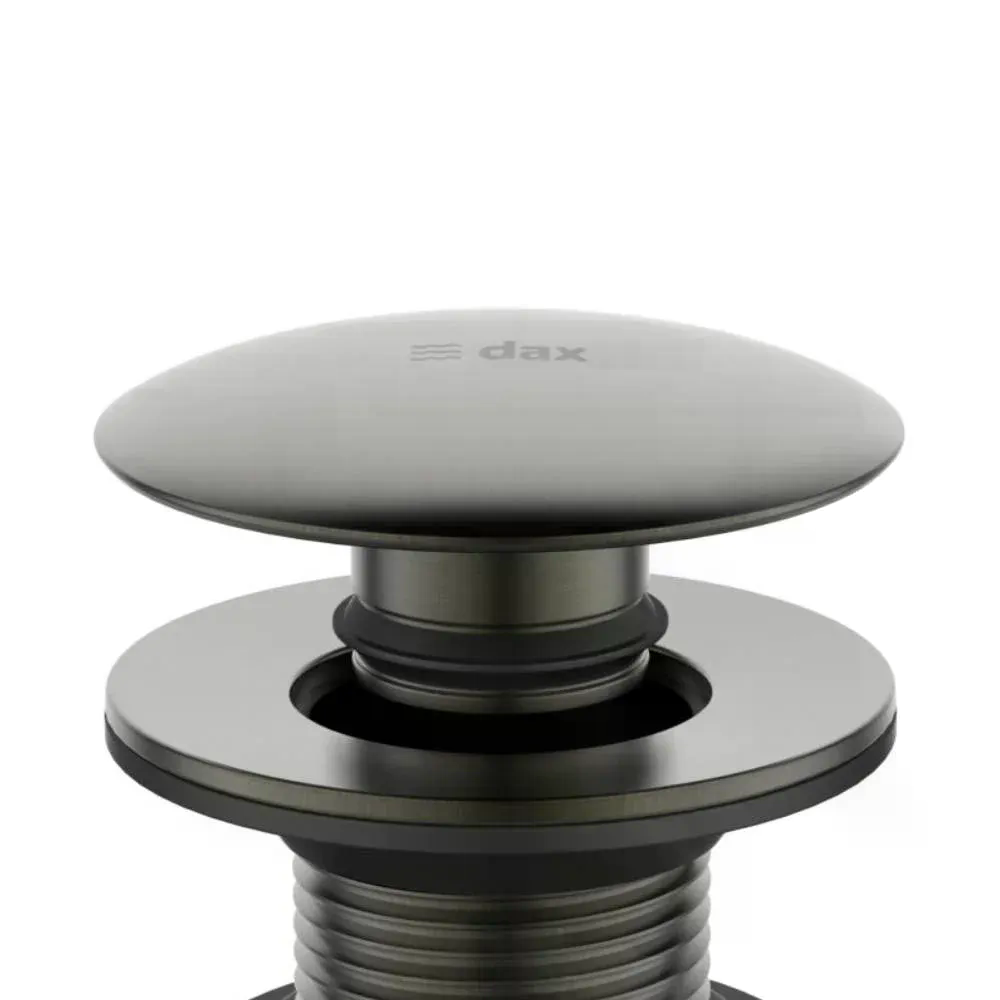 Válvula Dax Click P/Lavatório C/Tampa Redonda Cinza Dax-1013-gr - 2