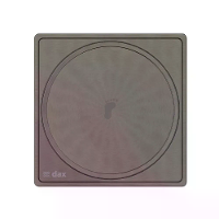 Ralo Dax 10x10 Click Cinza Dax-rc-10-gr - 1