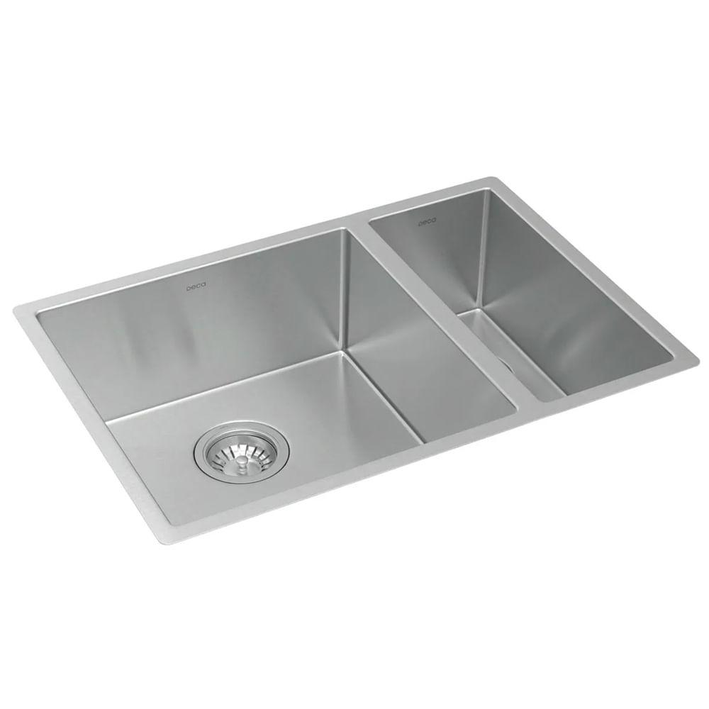 Cuba De Cozinha Retangular Dupla Deca 60x40cm CC.660.60 Inox - 1