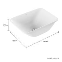 Cuba De Embutir Retangular 48x35,5cm Deca Branco L.375.17 - 3