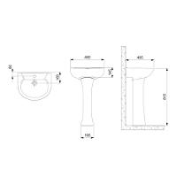 Coluna Celite P/Lavatorio Saveiro Branco 1022010010300 - 3