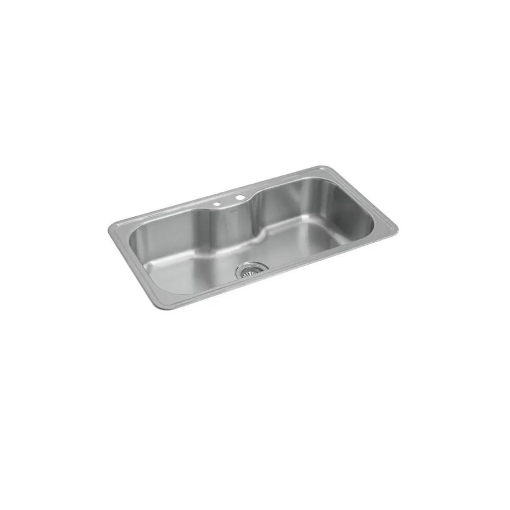 Cuba Deca P/ Cozinha Ret 80x40cm C/ Deck Facile Inox Cc.661.80.dk.inx - 3
