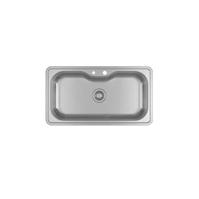 Cuba Deca P/ Cozinha Ret 80x40cm C/ Deck Facile Inox Cc.661.80.dk.inx