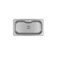 Cuba Deca P/ Cozinha Ret 80x40cm C/ Deck Facile Inox Cc.661.80.dk.inx - 1