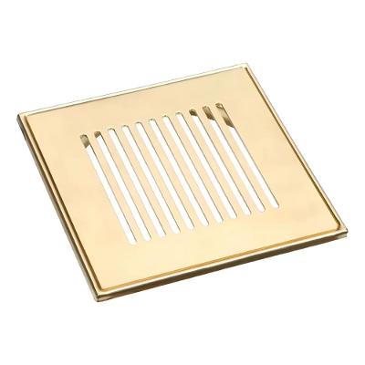Ralo Grelha Com Base Invinox 10X10 Listras Gold 4006/1.G.C