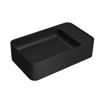 Cuba Retangular Deca Slim Preto Ébano Fosco L.43050.MD.94