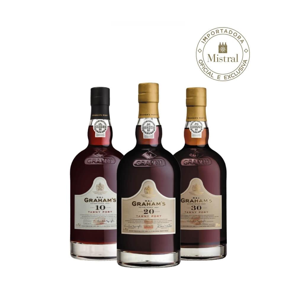 Kit Vinhos Porto 10/20/30 Graham's Years Old Tawny - 1