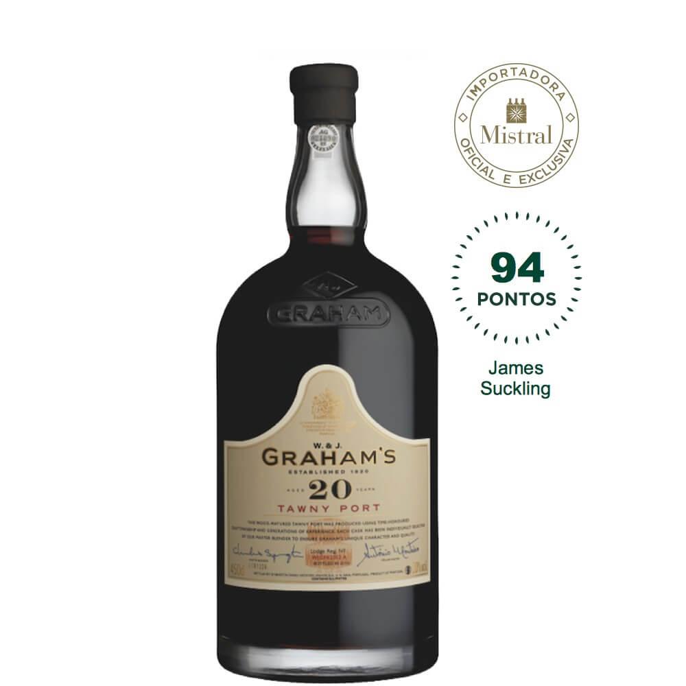 Vinho Graham's 20 Years Old Tawny - 4,5L (Graham's) 4500ml - 1