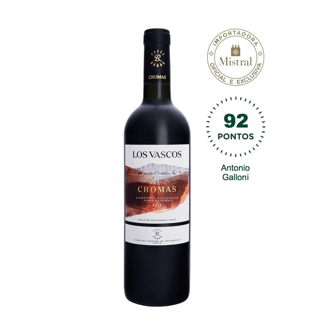 Vinho Los Vascos Cromas Cabernet Sauvignon 2019 (Viña Los Vascos) 750ml - 1