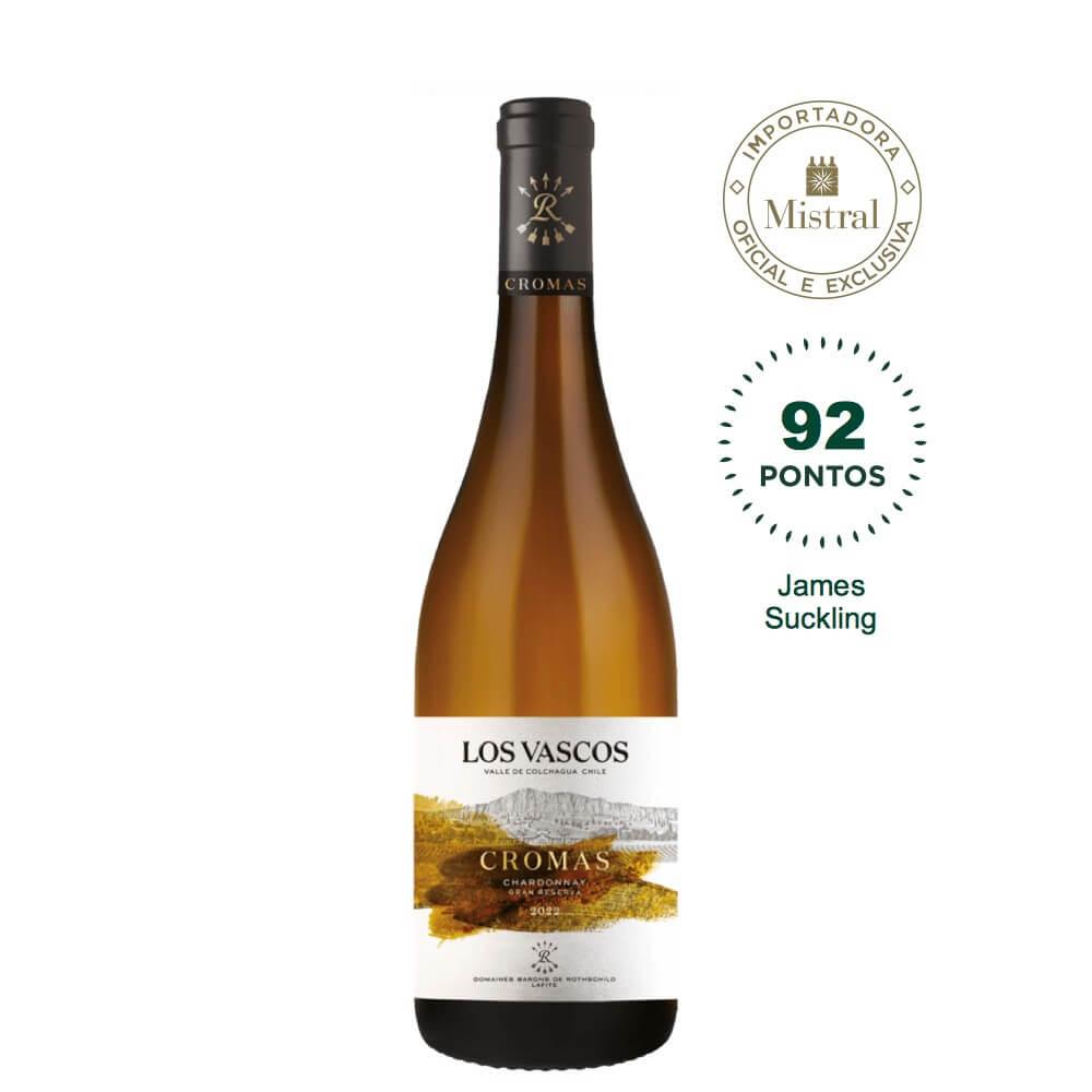 Vinho Los Vascos Cromas Chardonnay 2022 (Viña Los Vascos) 750ml - 1