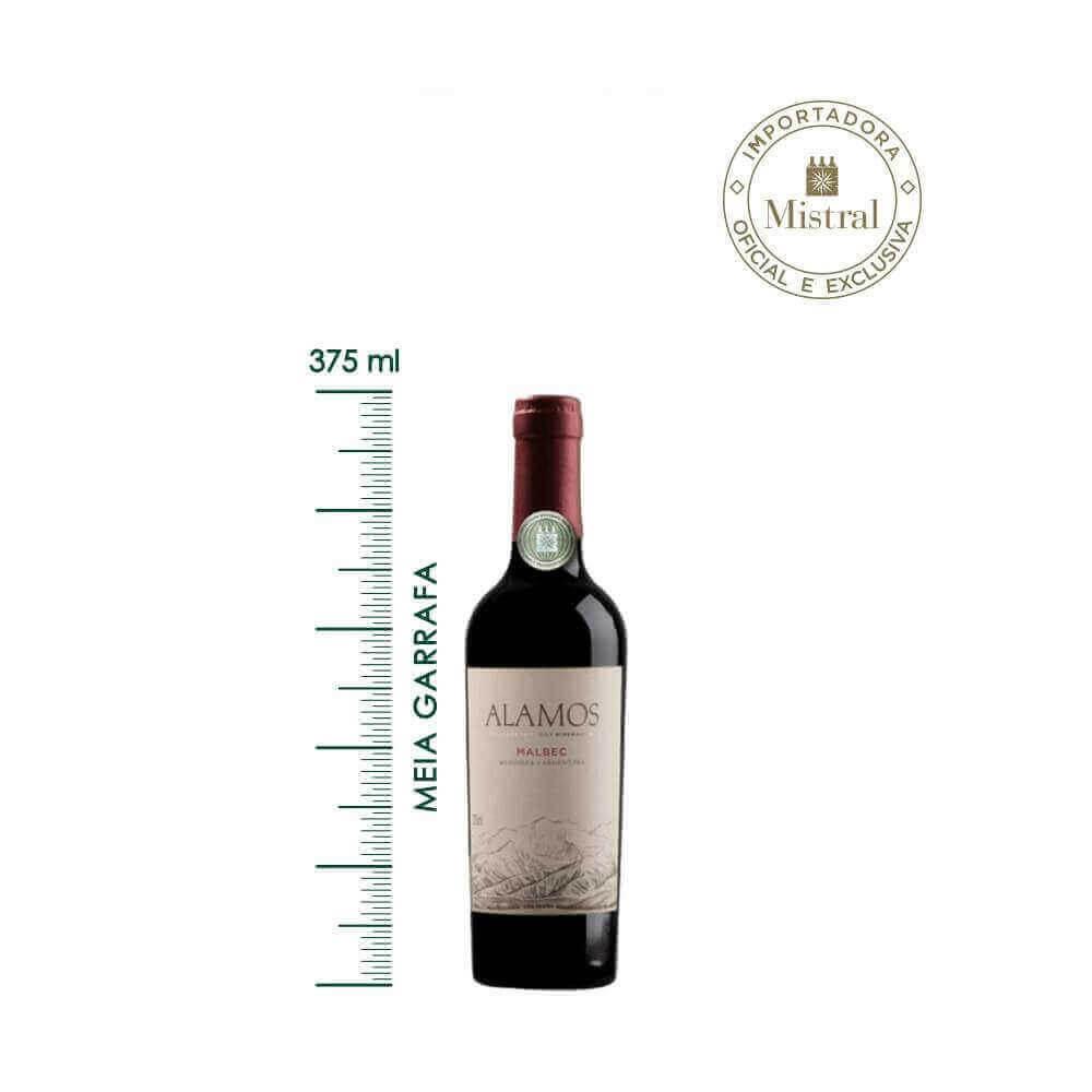 Vinho Alamos Malbec 2023 - Meia gfa. (Alamos) 375ml - 3