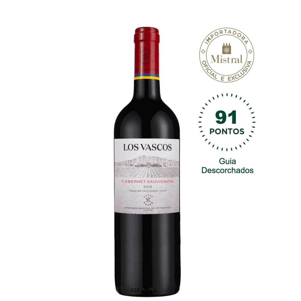 Vinho Los Vascos Cabernet Sauvignon 2022 (Viña Los Vascos - Barons de Rothschild) 750ml - 1