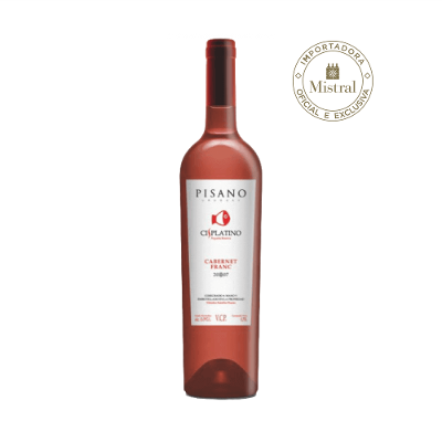 Cisplatino Cabernet Franc Rosado 2022 (Pisano) 750ml